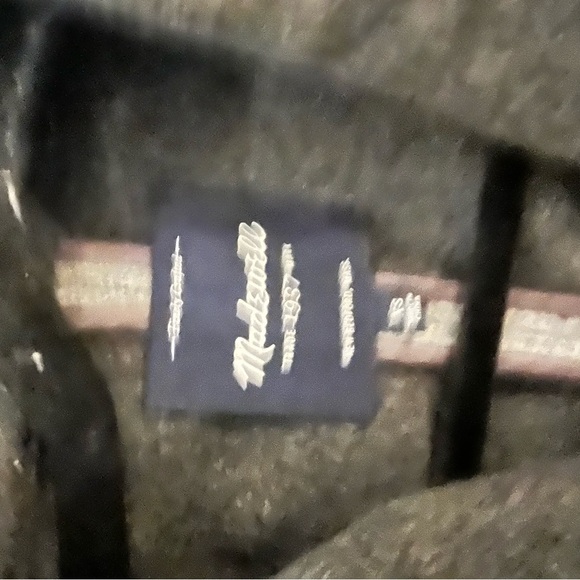 Madewell Monsieur Menswear Inspired Oversized Relaxed Wool Blend Coat - Picture 6 of 7